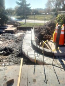 Caribbean gutter with radius