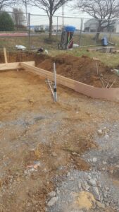 Commercial Concrete Pad Formwork with Conduit Rough-In