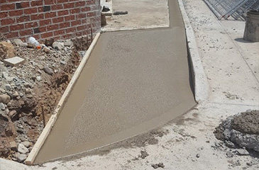 Concrete Wheelchair Accessible Ramp