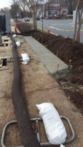Sidewalk Panel Replacement with New Concrete Pour